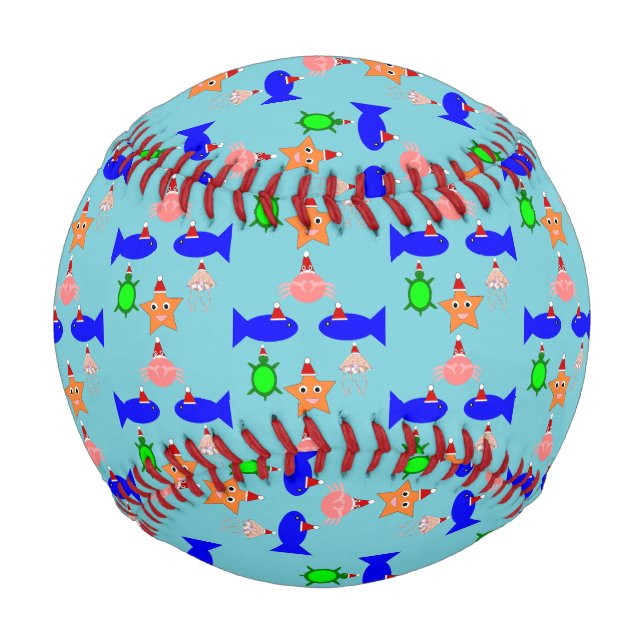 Weihnachtsmeerwesen Baseball (Vorderseite)