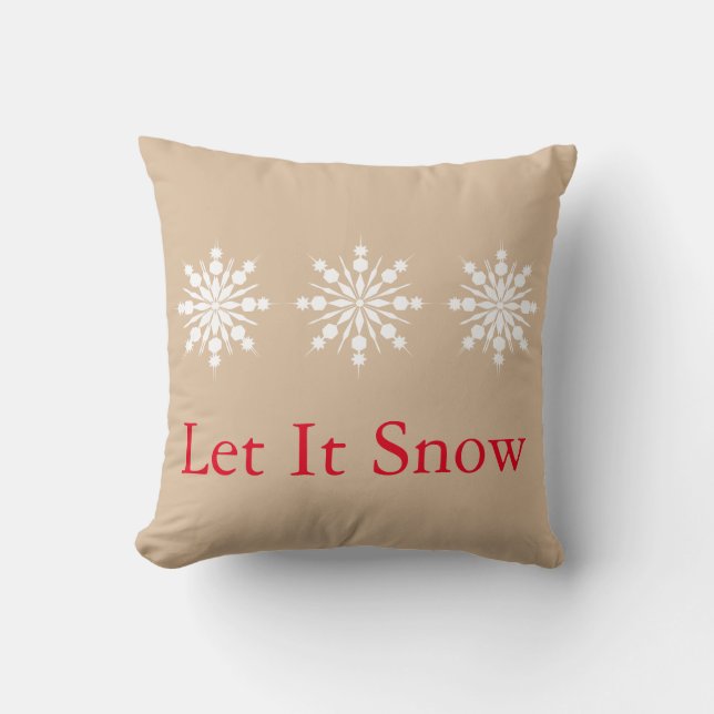 WeihnachtsMERRY & BRIGHT Designer Burlap Kissen (Vorderseite)