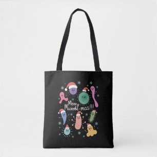 Weihnachtsmikrobiologie Wissenschaftslehrer Mikrob Tasche