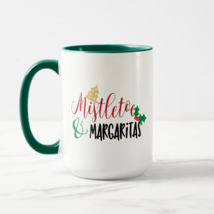 Weihnachtsmistelzweig und Margaritas, Xmas Cheer S Tasse