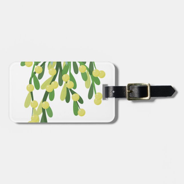 Weihnachtsmistletoe Gepäckanhänger (Vorderseite horizontal)