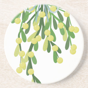 Weihnachtsmistletoe Untersetzer