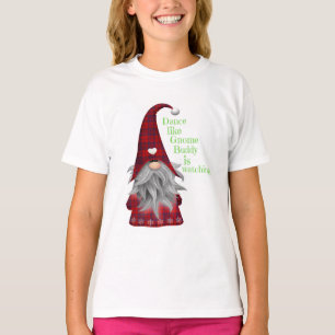 Weihnachtsmode-Geschenk TANZE WIE GNOM-BUDDY T-Shirt