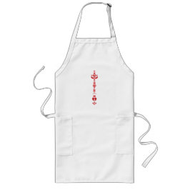 Weihnachtsmoderne Muster-Schürze Lange Schürze