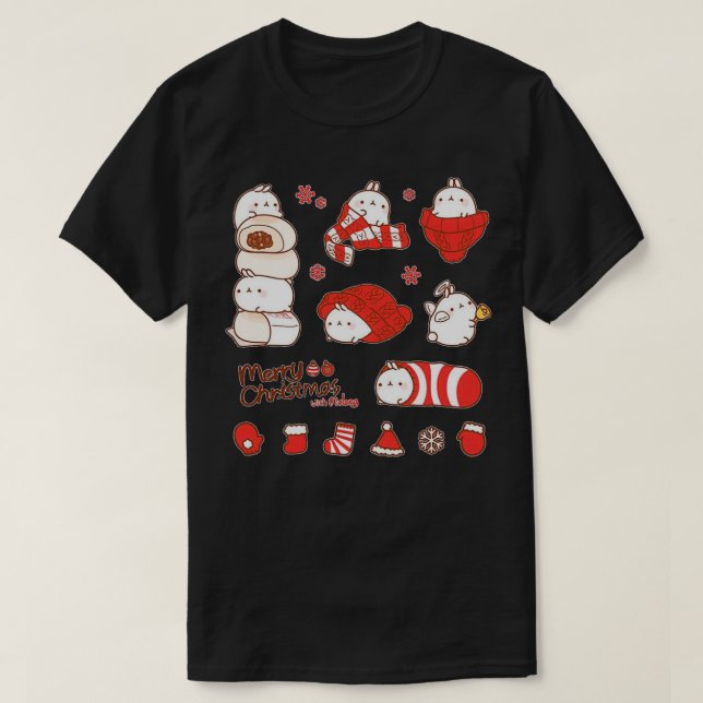 Weihnachtsmolang T-Shirt (Design vorne)