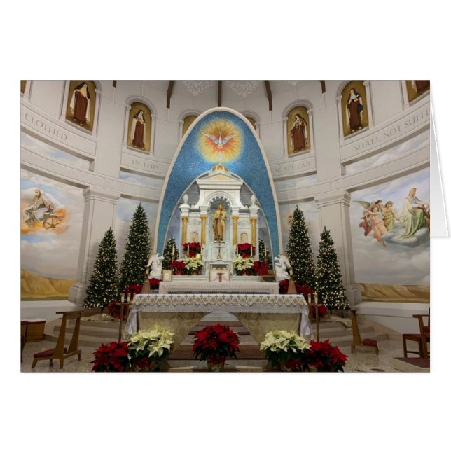 Weihnachtsmond Carmel Padre Pio Gemma Galgani (Vorderseite (Horizontal))