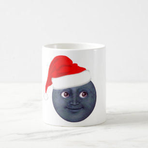 Weihnachtsmond Emoji Tassen