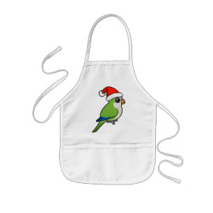 Weihnachtsmond Parakeet Kinderschürze