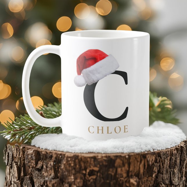 Weihnachtsmonogramm-Tasse Kaffeetasse (Von Creator hochgeladen)
