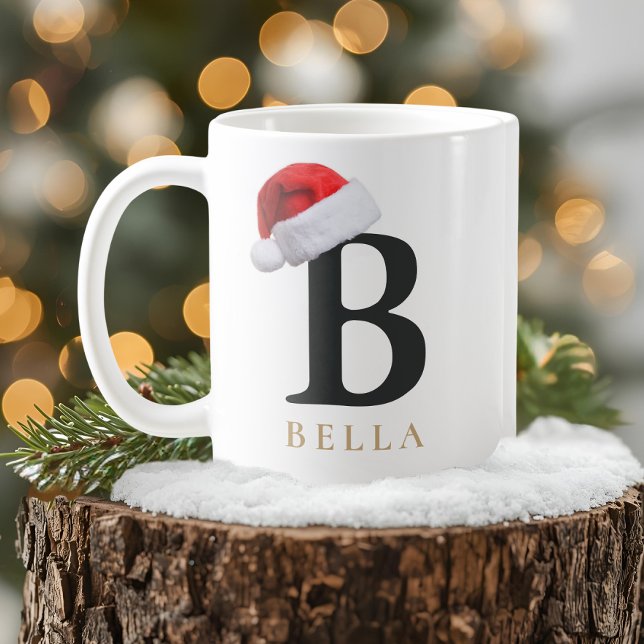 Weihnachtsmonogramm-Tasse Kaffeetasse (Von Creator hochgeladen)