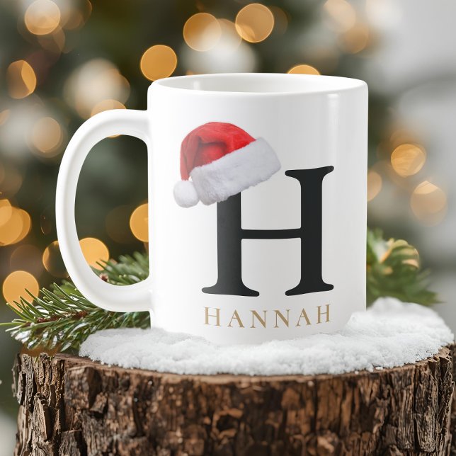Weihnachtsmonogramm-Tasse Kaffeetasse (Von Creator hochgeladen)