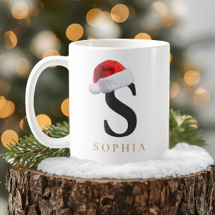Weihnachtsmonogramm-Tasse Kaffeetasse