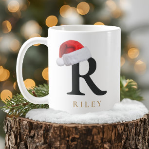Weihnachtsmonogramm-Tasse Kaffeetasse