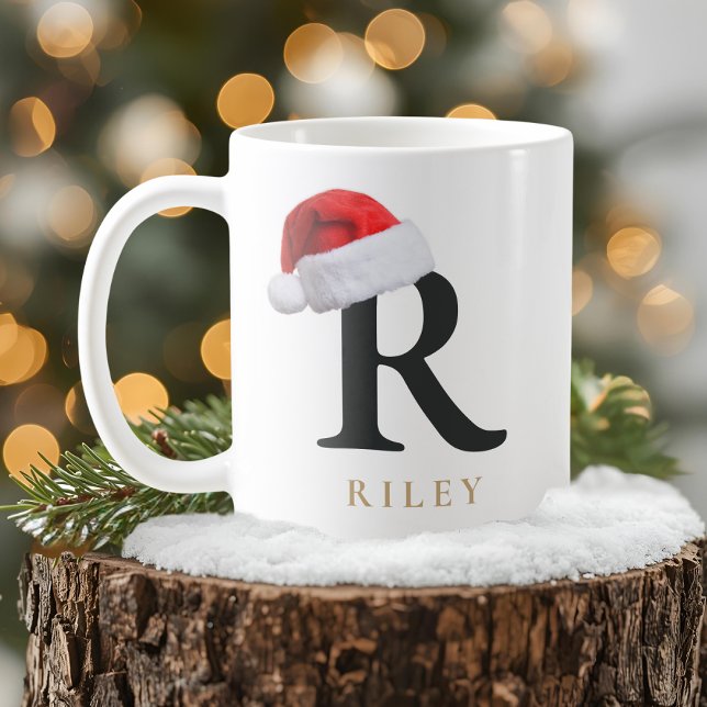 Weihnachtsmonogramm-Tasse Kaffeetasse (Von Creator hochgeladen)
