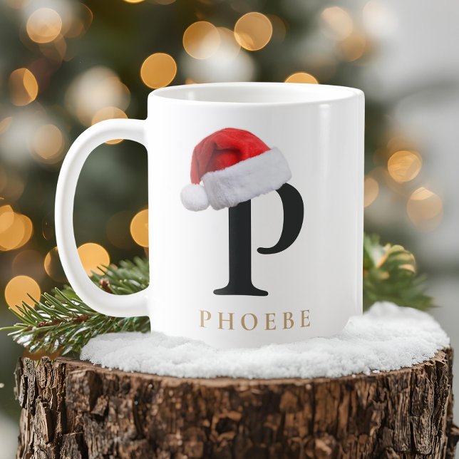 Weihnachtsmonogramm-Tasse Kaffeetasse (Von Creator hochgeladen)