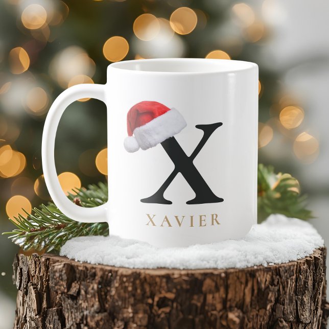 Weihnachtsmonogramm-Tasse Kaffeetasse (Von Creator hochgeladen)