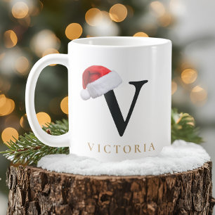 Weihnachtsmonogramm-Tasse Kaffeetasse