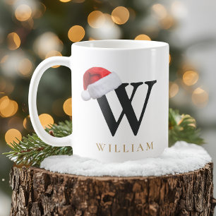 Weihnachtsmonogramm-Tasse Kaffeetasse
