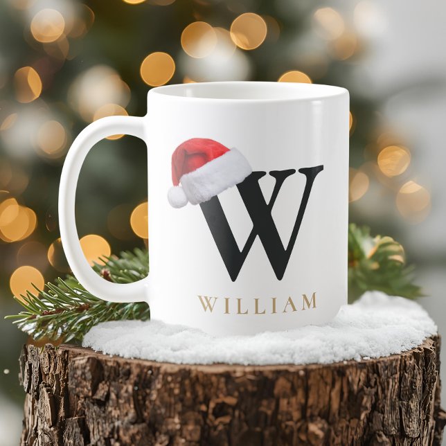 Weihnachtsmonogramm-Tasse Kaffeetasse (Von Creator hochgeladen)