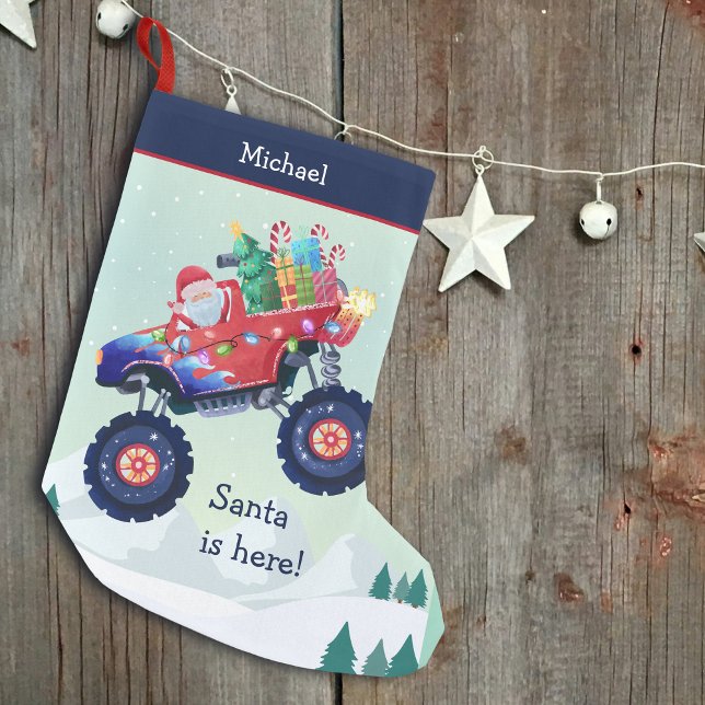 Weihnachtsmonster Truck Name Kleiner Weihnachtsstrumpf (Von Creator hochgeladen)