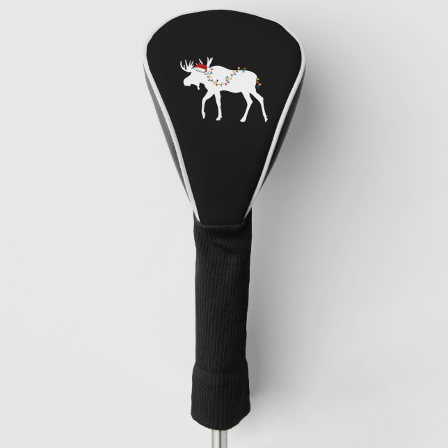 Weihnachtsmoose Golf Headcover (Vorderseite)