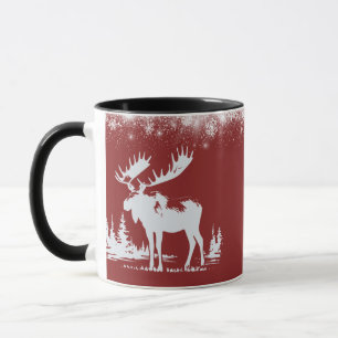 Weihnachtsmoose - Rote Farbe Tasse