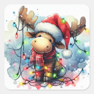 Weihnachtsmoose Stickers
