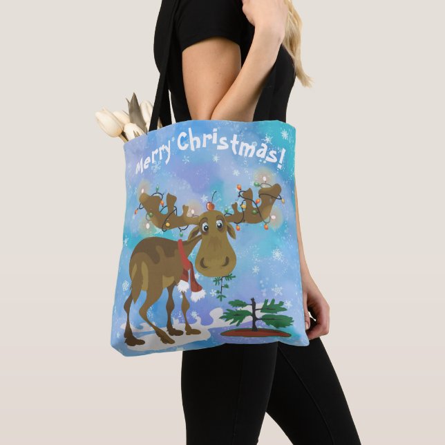 Weihnachtsmoose Tasche (Von Nahem)