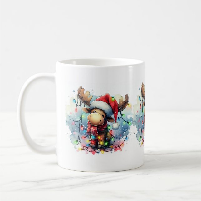 Weihnachtsmoose-Tasse Kaffeetasse (Links)