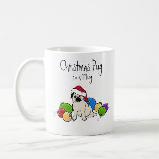 WeihnachtsMops Kaffeetasse
