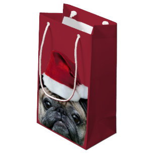 WeihnachtsMopshund Kleine Geschenktüte