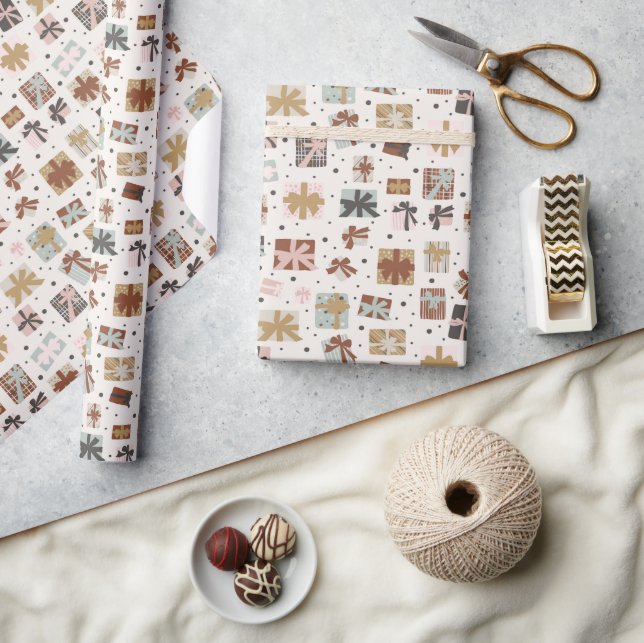 Weihnachtsmorgen Geschenkpapier (Kunsthandwerk)
