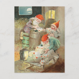 Weihnachtsmotif von Jenny Nystrom Postkarte