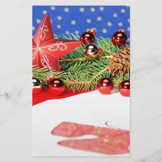 Weihnachtsmotiv Briefpapier (Vorderseite)