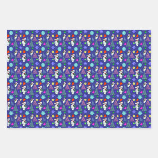 Weihnachtsmotiv  geschenkpapier set