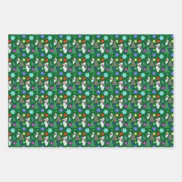 Weihnachtsmotiv geschenkpapier set