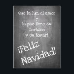 Weihnachtsmotiv im Chalkboard-Stil - XMAS Postkarte<br><div class="desc">Weihnachtsmotiv im Chalkboard-Stil mit den Worten Frohe Weihnacht in Deutsch,  Spanisch,  Französisch,  Englisch</div>