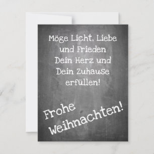 Weihnachtsmotiv im Tafelstil - XMAS