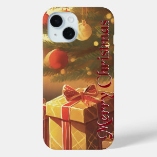 Weihnachtsmotiv mit Geschenken unter dem Weihnacht Case-Mate iPhone Hülle
