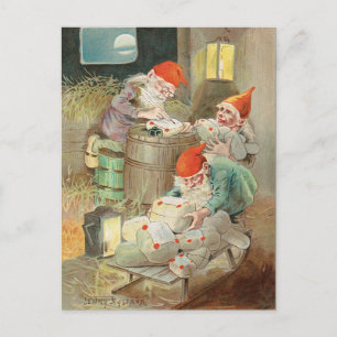 Weihnachtsmotiv von Jenny Nystrom Postkarte