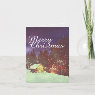 Weihnachtsmotiv Winterwunderland Karte
