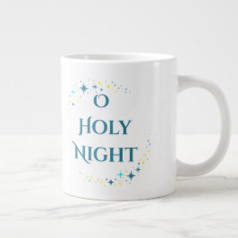 Weihnachtsmugge Nativität - O Heilige Nacht Jumbo-Tasse