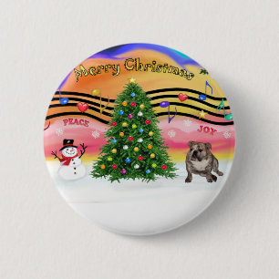 Weihnachtsmusik 2 - Engilsh Bulldog (Blind 4) Button