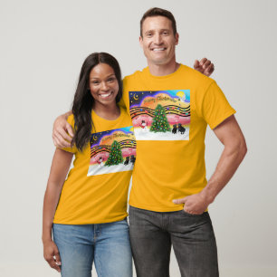 Weihnachtsmusik 2 - Mops () T-Shirt