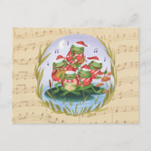 Weihnachtsmusik Frösche