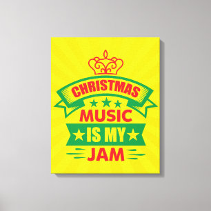 Weihnachtsmusik ist mein Ding-86254 Leinwanddruck