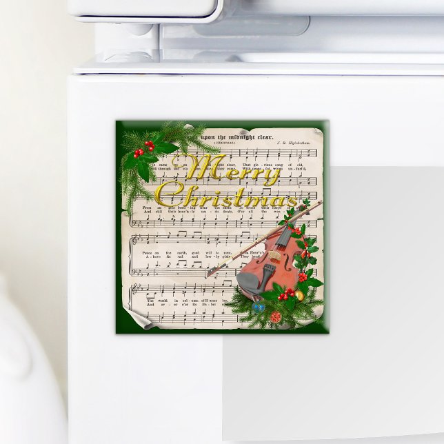 Weihnachtsmusik mit festlicher Geige Magnet (Von Creator hochgeladen)