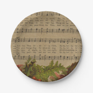 Weihnachtsmusik von Vintage Pappteller