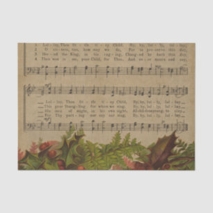 Weihnachtsmusik von Vintage Seidenpapier