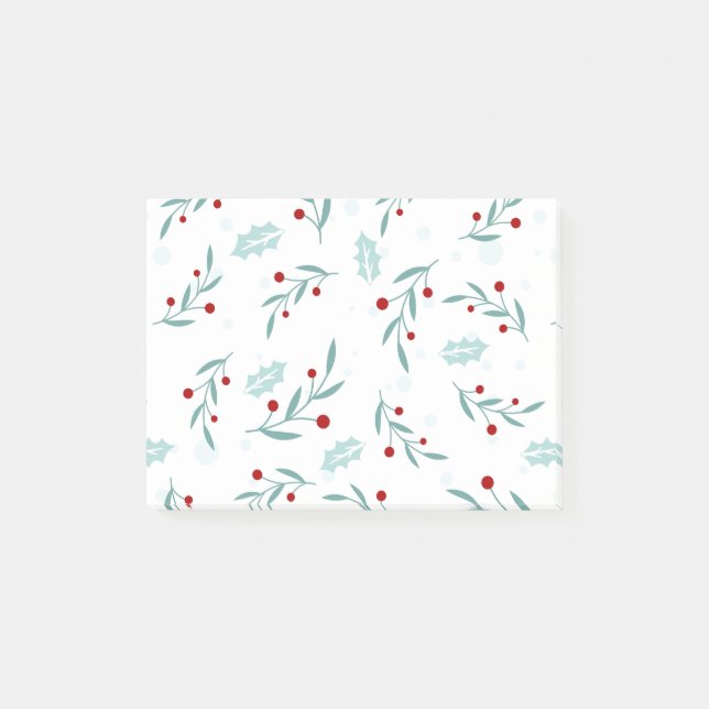 Weihnachtsmuster 112 post-it klebezettel (Vorderseite)